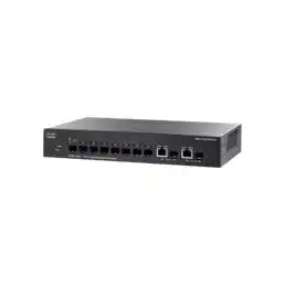 Cisco Small Business SG300-10SFP - Commutateur - C3 - Géré - 8 x Gigabit SFP + 2 x SFP Gigabit c... (SG300-10SFPK9EU-RF)_1